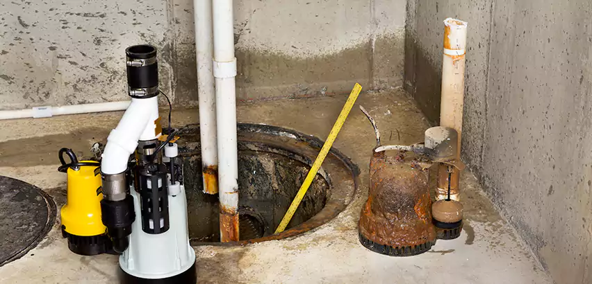Installing Sump Pump in Finished Basement in Shoreline, WA